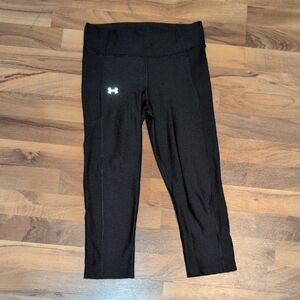 Under Armour Black Athletic Capris
